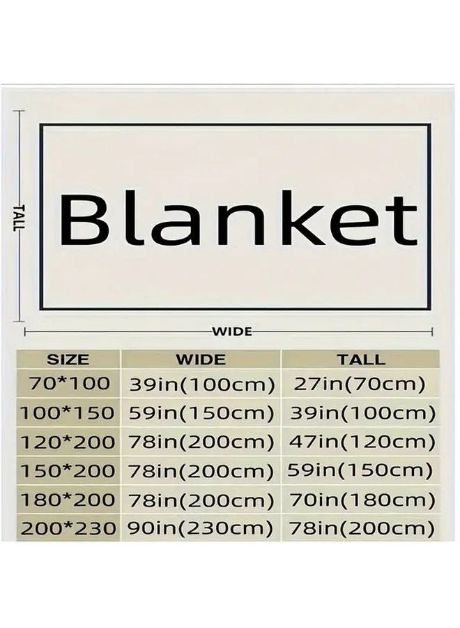 Off White Soft Taffeta Fuzzy Rhombus Jacquard Blanket 70 87x78 74 Inch All Season Throw - Image 3